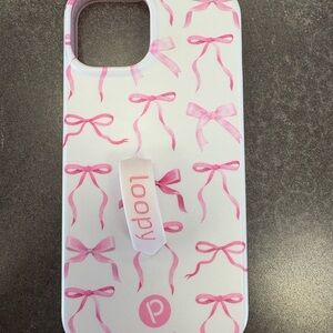 Loopy Case with Pink Bow Design